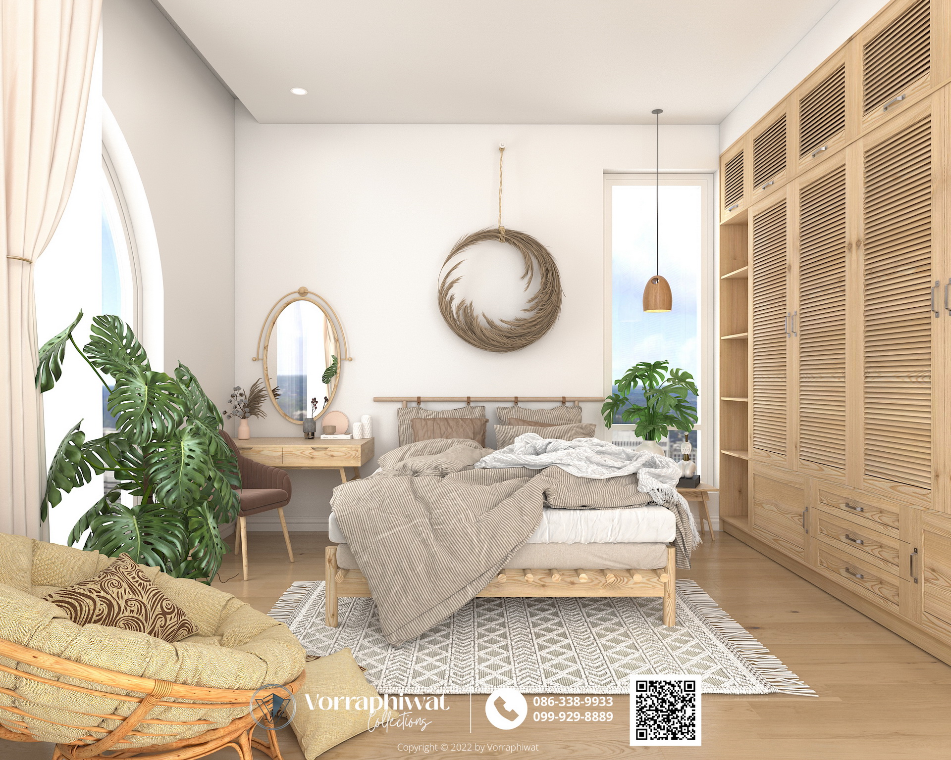 Modern natural elder care room Signature01