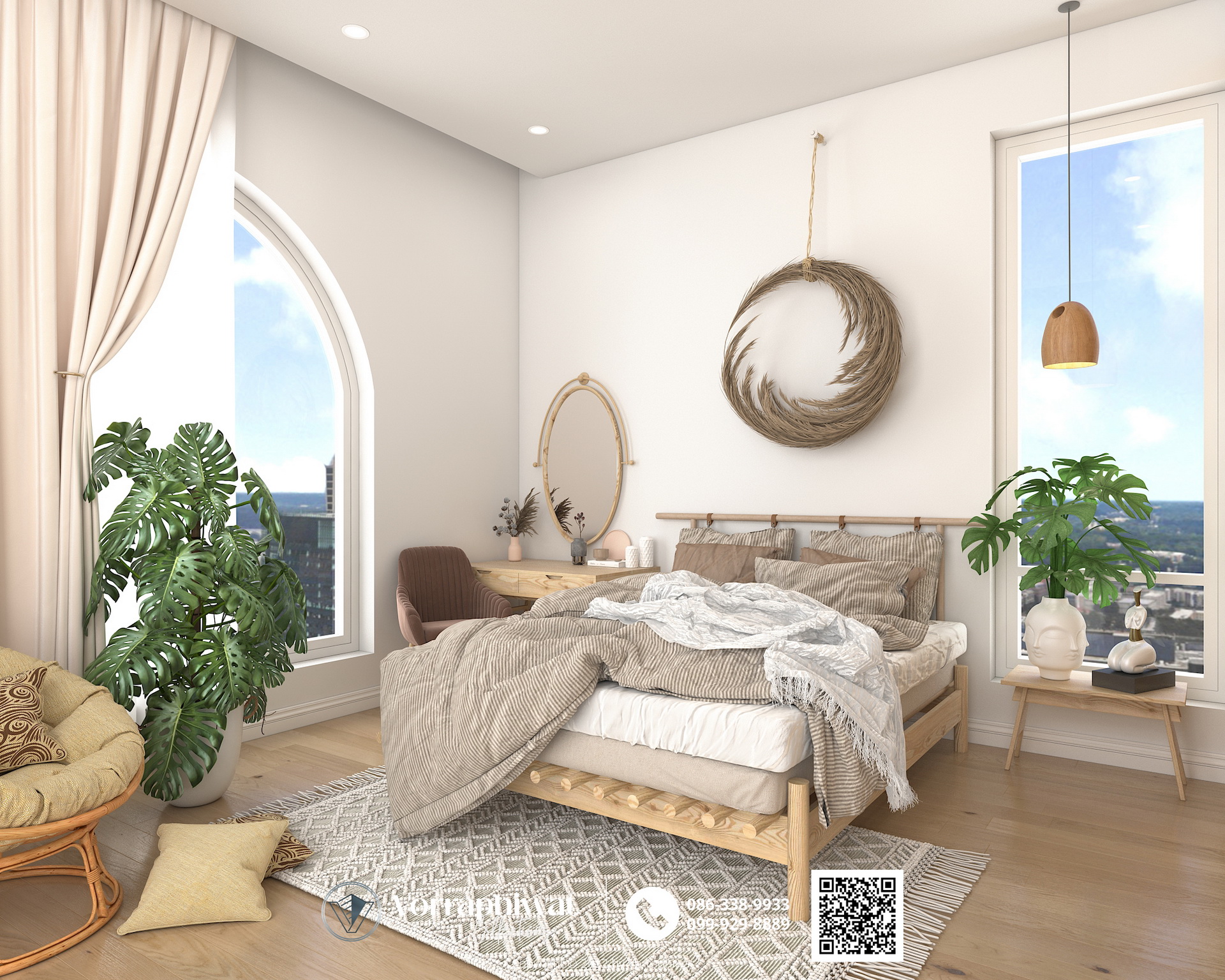 Modern natural elder care room Signature02