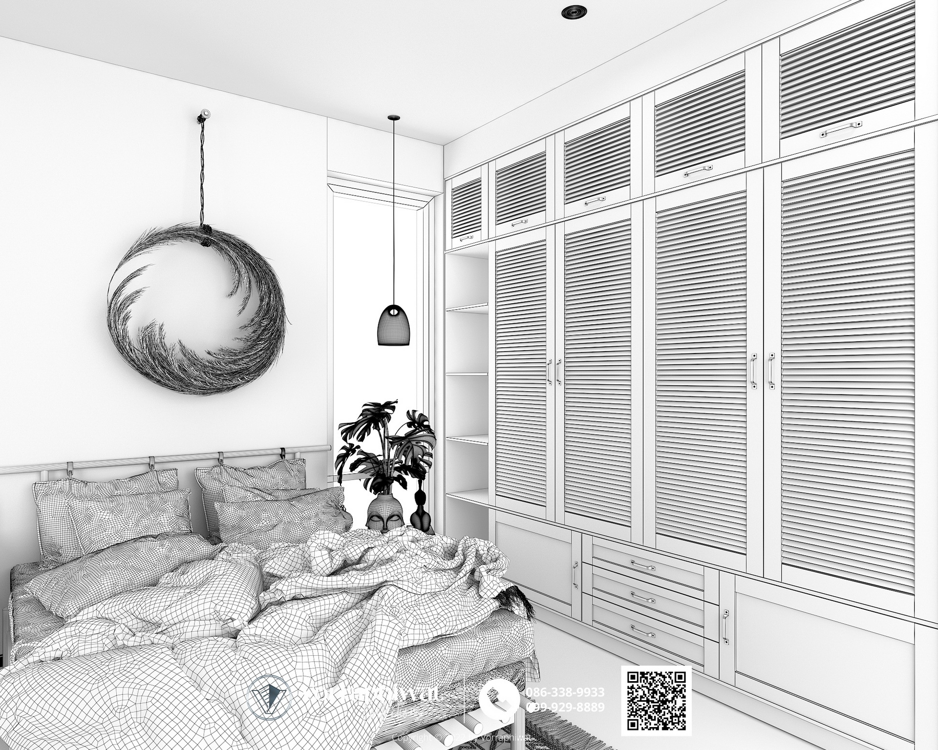 Modern natural elder care room Signature07