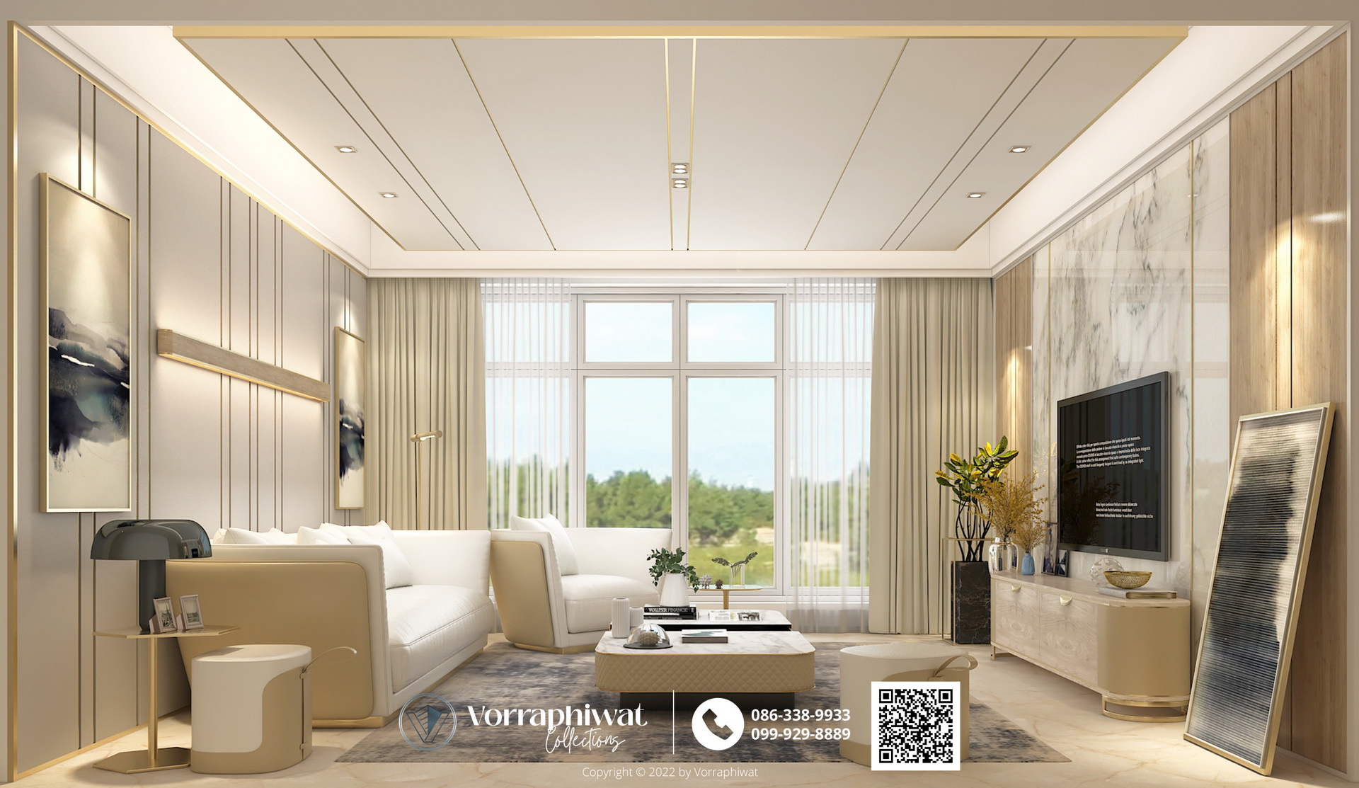 luxury style 1 - living room Signature01