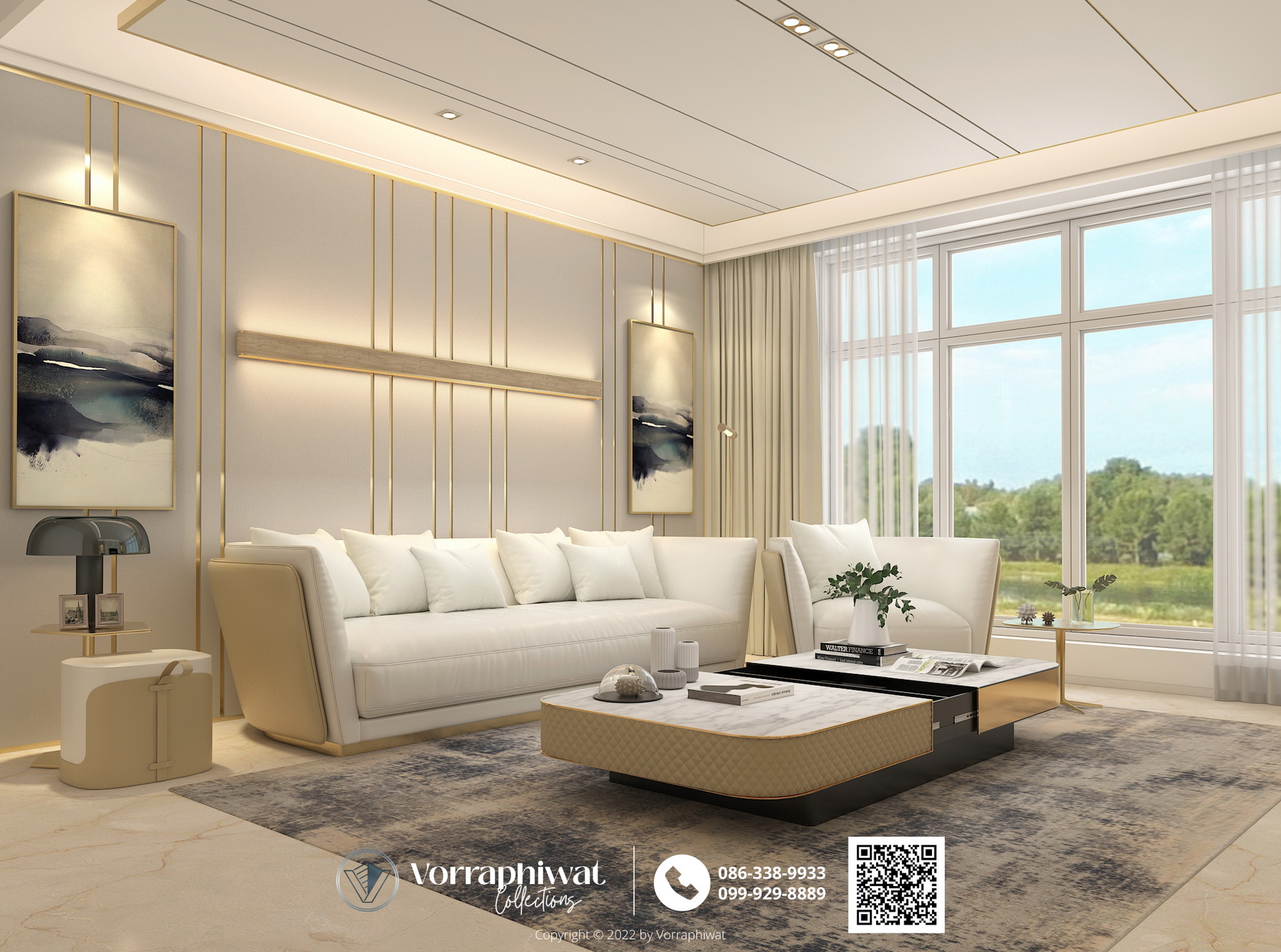 luxury style 1 - living room Signature02