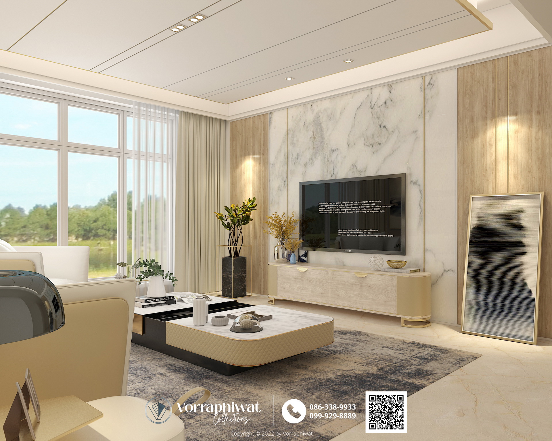 luxury style 1 - living room Signature03