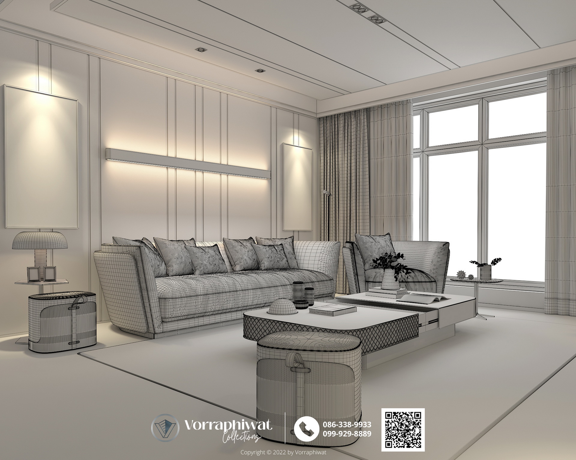 luxury style 1 - living room Signature07