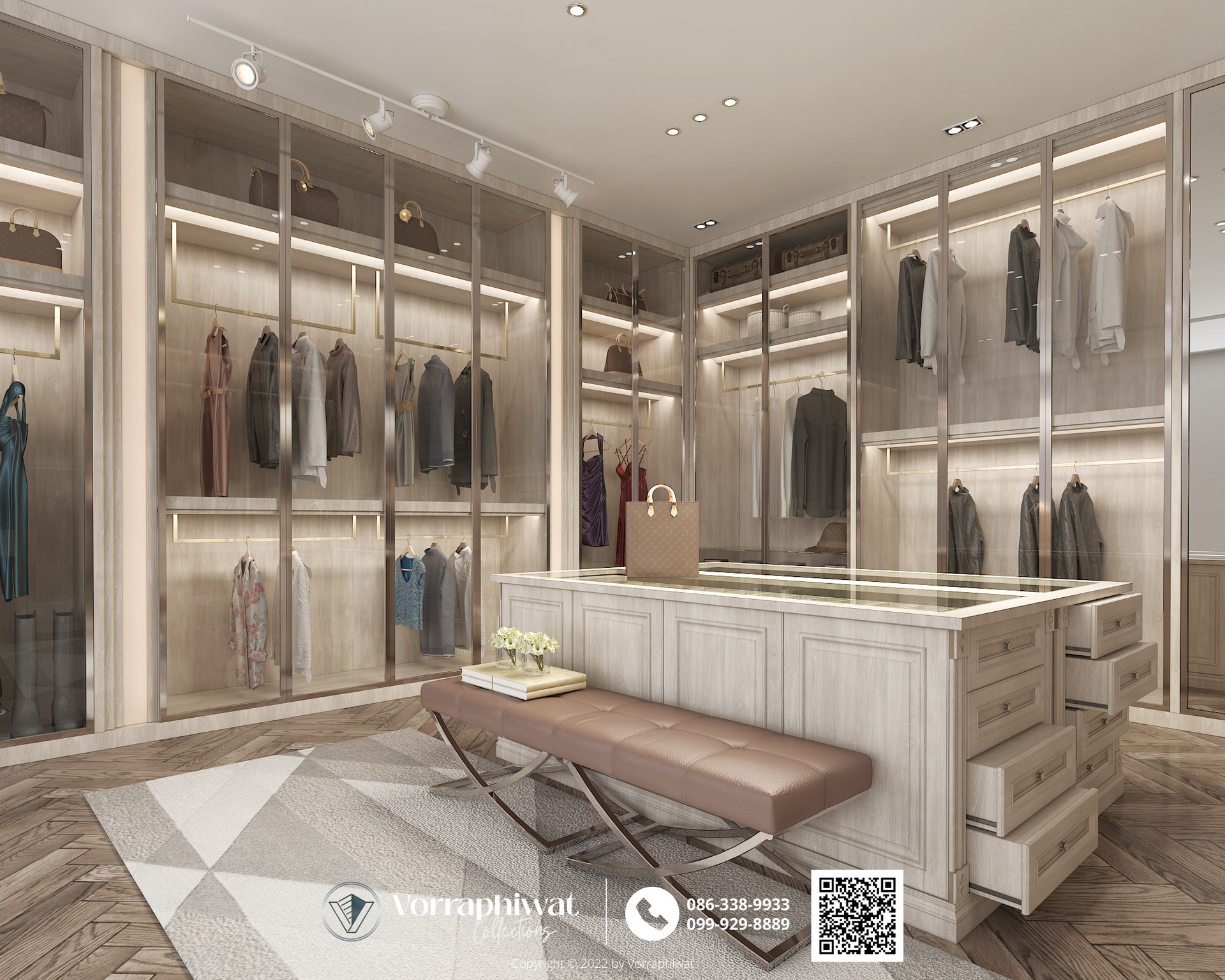 luxury style 1 - walk in closet Signature03
