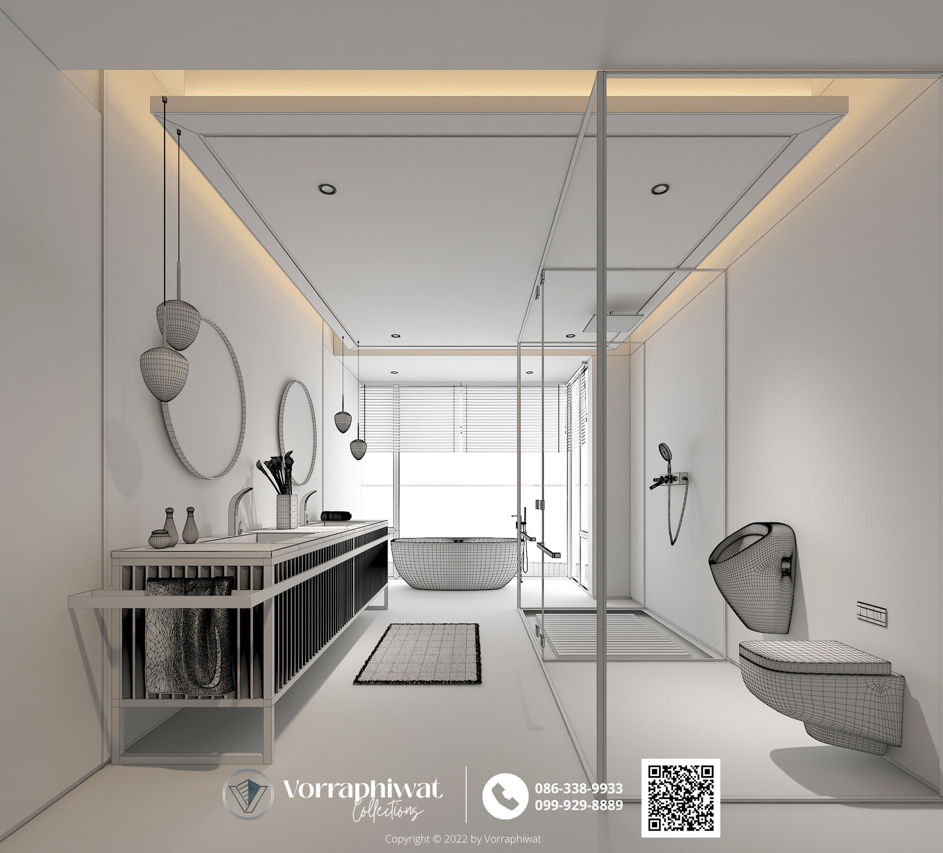 penthouse contemporary style - bathroom2 Signature07